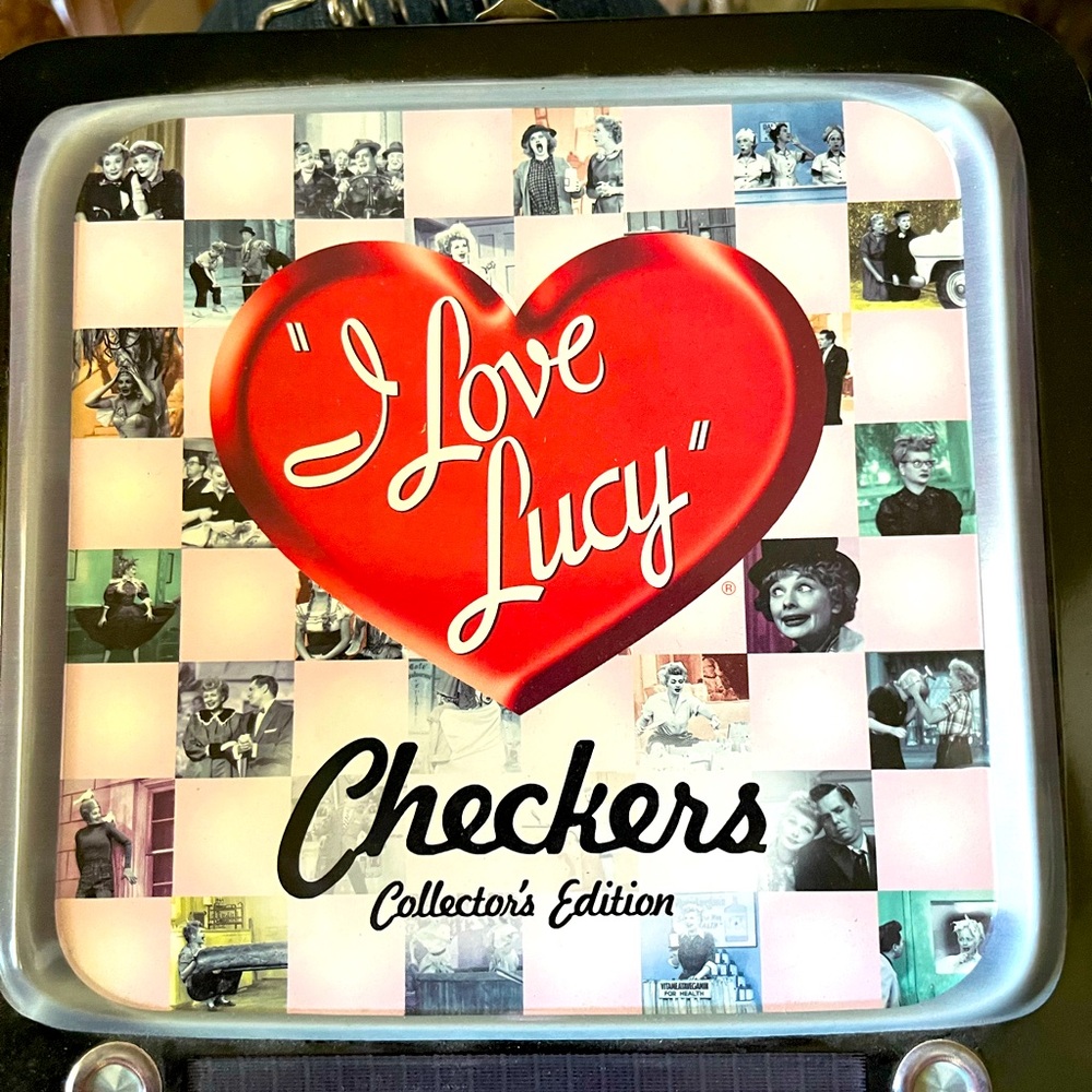 I Love Lucy Checkers Game in Collectible tin